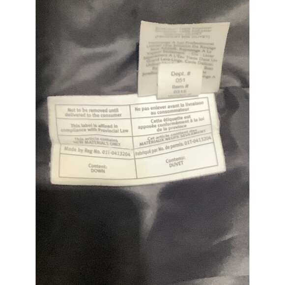 Eddie Bauer EB650 Down Puffer Vest Mens Medium Gray Full Zip Outdoors Ski Casual - Picture 5 of 8